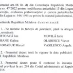 După ce anterior l-a respins, acum Maia Sandu l-a numit judecător până la atingerea plafonului de vârstă pe pe magistratul Judecătoriei Orhei, Iurie Movilă