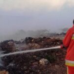Comunicat DSE mun.Orhei: săptămâna trecută pompierii au luptat cu flăcările la poligoanele  de deșeuri