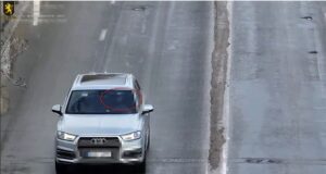 Razie cu drona la Orhei: Peste 20 de șoferi, prinși cu telefonul la volan în doar trei ore