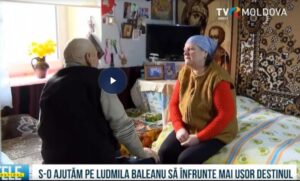 O femeie din raionul Orhei își îngrijește tatăl bolnav, trăind cu cca 3 mii lei pe lună