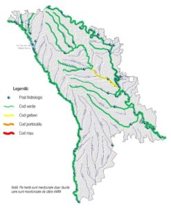 Hidrologii avertizează asupra riscului de inundare a terenurilor adiacente râului Răut. Autoritățile locale, îndemnate să monitorizeze barajele
