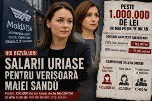 Peste un milion de lei în mai puțin de un an. Noi dezvăluiri despre veniturile verișoarei Maiei Sandu de la MoldATSA
