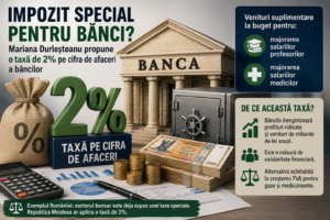 Mariana Durleșteanu propune un impozit special pentru bănci: taxa de 2% ar putea finanța majorarea salariilor profesorilor și medicilor
