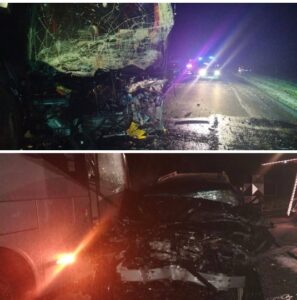 Accident cumplit pe traseul Chișinău–Orhei–Bălți: doi morți după impactul frontal dintre un SUV și un autocar cu 21 de pasageri