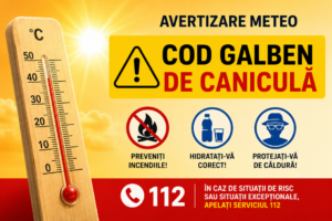 Cod galben de caniculă – IGSU vine cu recomandări pentru populație