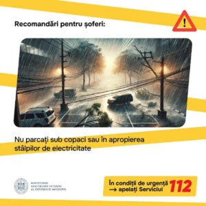 Avertizare meteo: Cod galben de ploi puternice