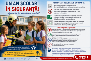 Avertizarea DSE mun.Orhei la început de an școlar
