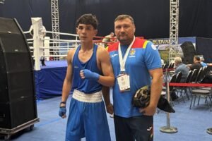 Boxerul originar din Orhei, Alexandru-Achile Buhaniuc a devenit vicecampion european la categoria de vârstă sub 17 ani
